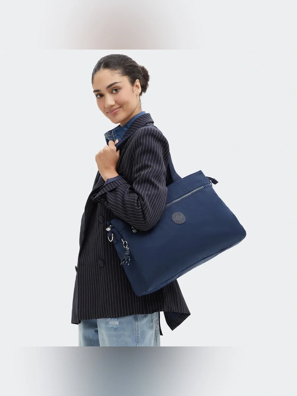 NWT - Kipling Elysia Work 15” Laptop Shoulder Bag in Infinite Blue